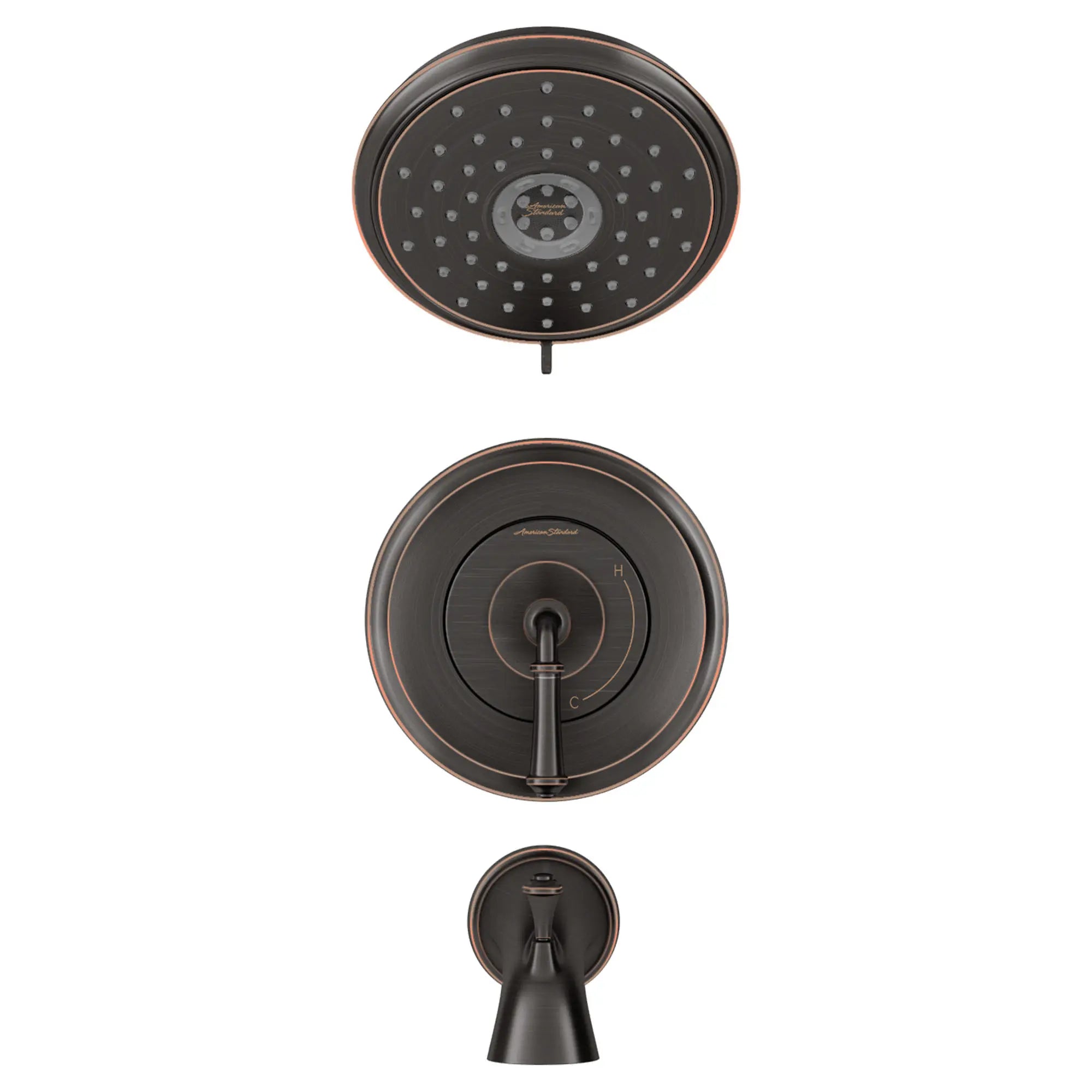 Delancey 2.5 gpm/9.4 L/min Tub and Shower Trim Kit With 4-Function Showerhead and Lever Handle