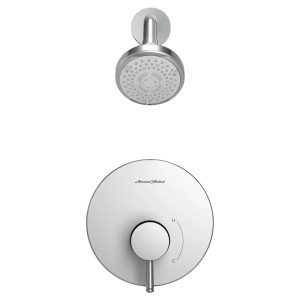 Serin 1.75 gpm/6.6 L/min Tub and Shower Trim Kit With Water-Saving 3-Function Shower Head, Double Ceramic Pressure Balance Cartridge With Lever Handle