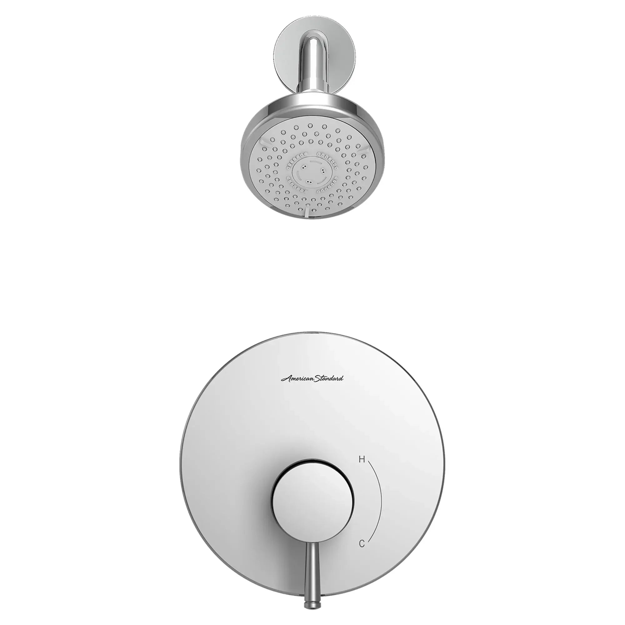 Serin 1.75 gpm/6.6 L/min Tub and Shower Trim Kit With Water-Saving 3-Function Shower Head, Double Ceramic Pressure Balance Cartridge With Lever Handle