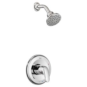 Colony PRO 1.75 gpm/6.6 L/min Shower Trim Kit With Water-Saving Showerhead, Double Ceramic Pressure Balance Cartridge With Lever Handle