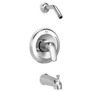 Colony PRO Tub and Shower Trim Kit Less Showerhead, Double Ceramic Pressure Balance Cartridge With Lever Handle