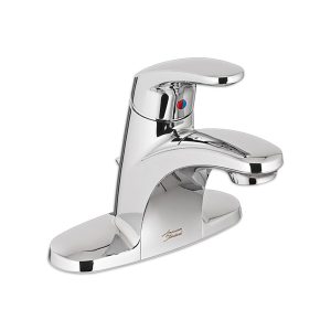 Colony PRO 4-Inch Centerset Single-Handle Bathroom Faucet 1.2 gpm/4.5 L/min With Grid Drain and Lever Handle