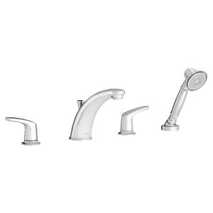 Colony PRO Bathtub Faucet Trim With Lever Handles and Personal Shower for Flash Rough-In Valve