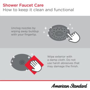 Square 8-Inch 1.8 gpm/6.8 L/min Water-Saving Rain Showerhead