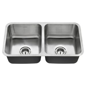 Danville 32 x 18-Inch Stainless Steel Double-Bowl Undermount Residential Kitchen Sink