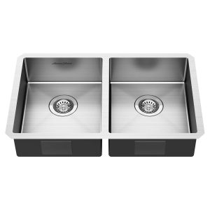 Pekoe 29 x 18-Inch Stainless Steel Undermount Double-Bowl ADA Kitchen Sink