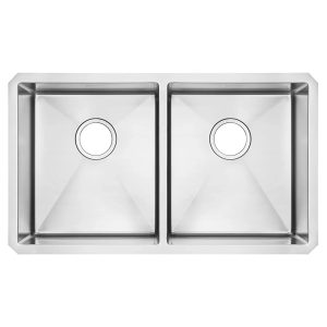 Pekoe 29 x 18-Inch Stainless Steel Undermount Double Bowl Kitchen Sink