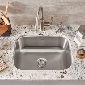 Portsmouth 23 x 18-Inch Stainless Steel Undermount Single-Bowl Kitchen Sink