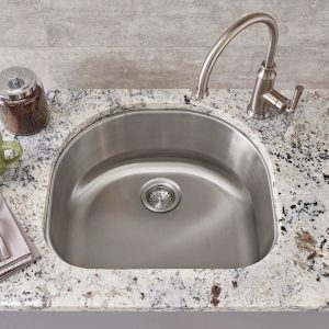 Portsmouth 23 x 21-Inch Stainless Steel Undermount Single-Bowl Kitchen Sink