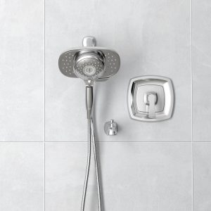 Kaleta 2.5 gpm/9.5 L/min Tub and Shower Trim Kit With Spectra Duo Showerhead and Ceramic Disc Valve Cartridge With Lever Handle